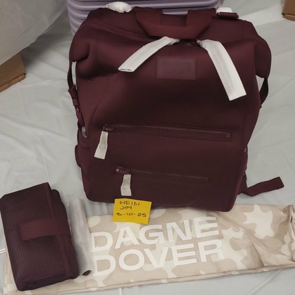 ❤Dagne Dover❤ large Indi Diaper Backpack in CURRANT (no longer available) - Picture 2 of 13